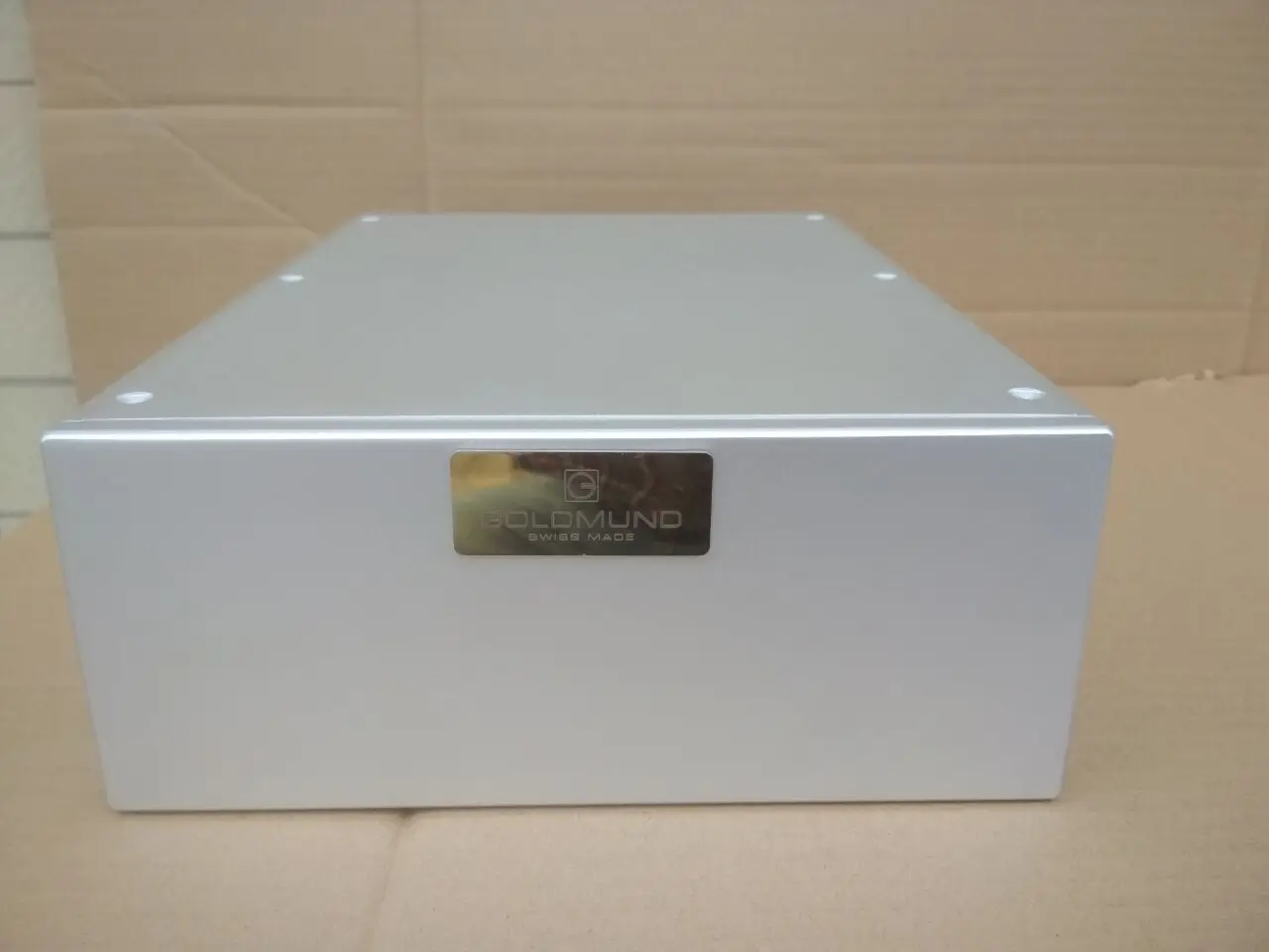 1 db ezüst színű alumínium, erősítő DIY esetben osztott esetben cső erősítő tápegység Burkolat doboz (216 *90*308mm) Kép 0