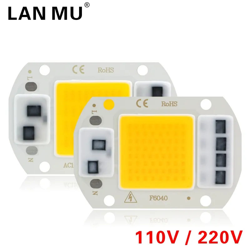 110V, 220V LED Chip 10W 20W 30W 50W COB Chip Nincs Szükség Vezető LED Lámpa Gyöngyök az Árvíz Fény Reflektorfénybe Lampada DIY Világítás Kép 0