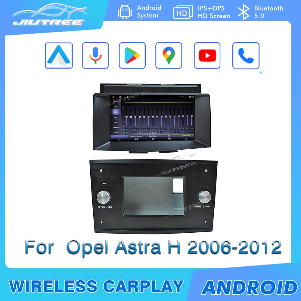 8+128G Autó Rádió Opel Astra H 2006-2012 Androidos Autó Multimédia Lejátszó GPS Navigációs DSPAuto Rádió Sztereó Vezeték nélküli Carplay Kép 0