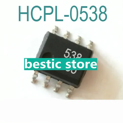 HCPL-0538 optocoupler szitanyomás 538 chip SOP-8 optocoupler behozott zsetonok vannak, jó minőségű, olcsó SOP8 Kép 0