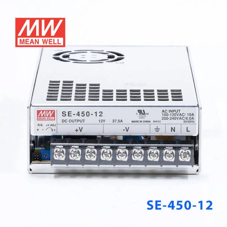 SE-450-5/SE-450-12/SE-450-24 stb;450W meanwell kapcsoló üzemmód led tápegység;AC100-240V bemeneti;450W kimenet Kép 0