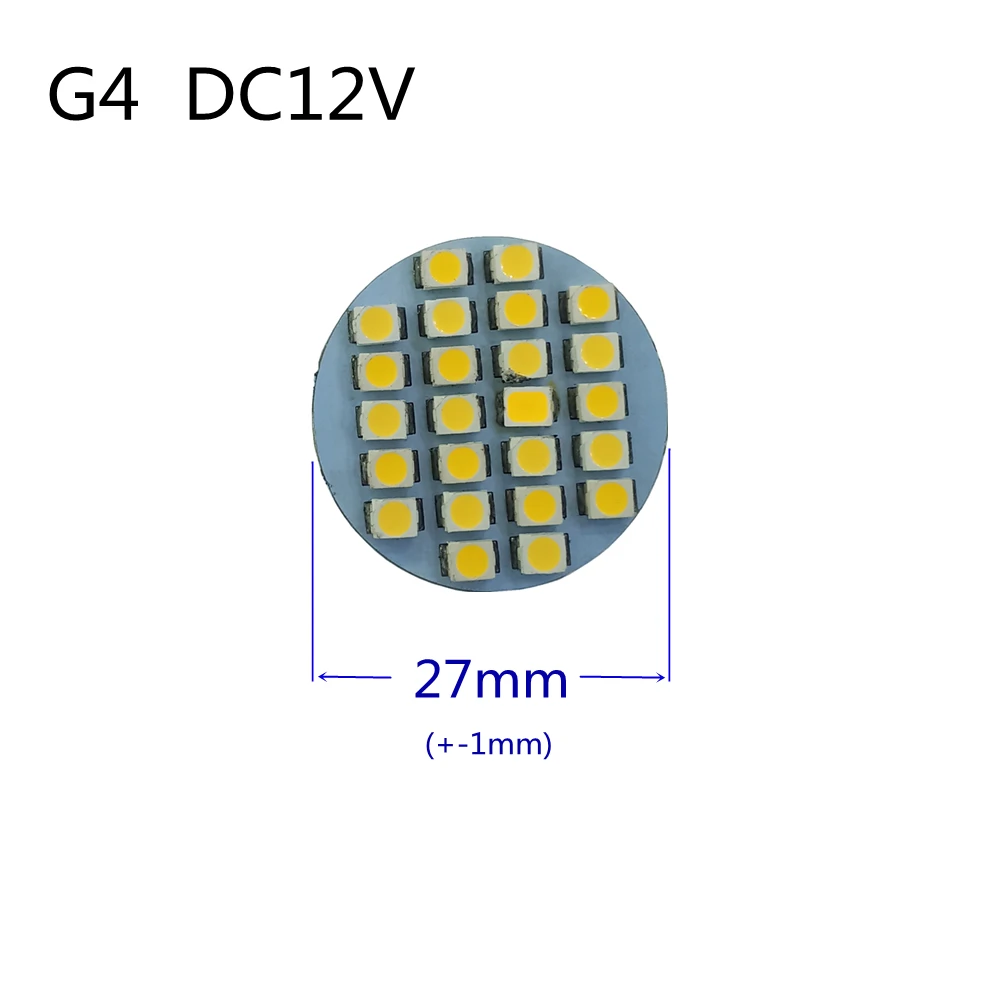 5db DC12V Pin Szekrény Lámpa G4 12V LED Mirror LED G4 12V Kristály Fény LED G4 12V a Lapos LED G4 LED Lapos Kép 2