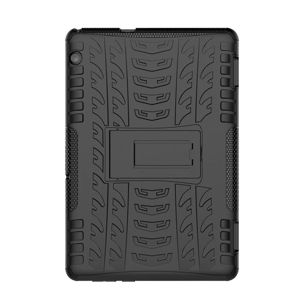 Tok Huawei MediaPad T5 10 AGS2-W09 L09 L03 W19 esetben T5 10.1 hüvelykes Tablet TPU+PC Ütésálló Tablet Állvány Armore Esetben Kép 3